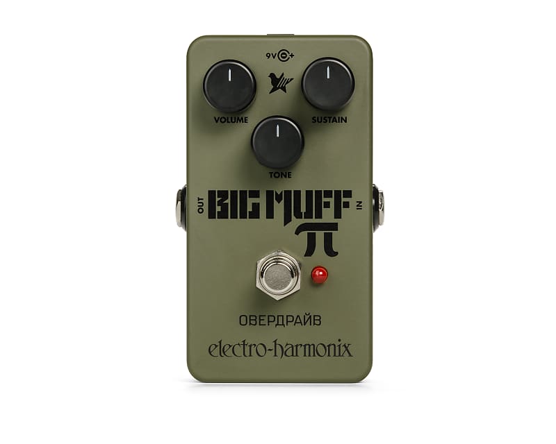 Electro-Harmonix EHX Green Russian Big Muff Pi Distortion / Sustainer Pedal