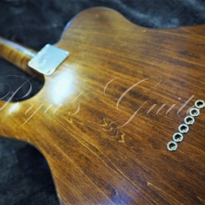 Walla Walla Guitar Company Maverick Vintage wood Johnnie Walker 2017 image 16