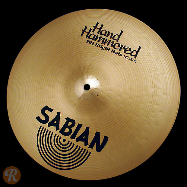 Sabian 14" HH Hand Hammered Bright Hi-Hat Cymbals (Pair) (2002 - 2007) image 1