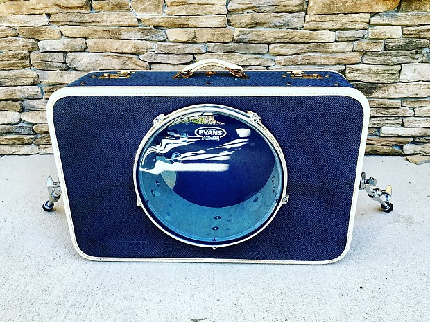 Vintage Suitcase Drum image 1