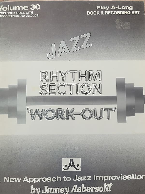 JAMEY AEBERSOLD BOOKS Volume 30 Jazz Rhythm Section Workout Book 1984 image 1