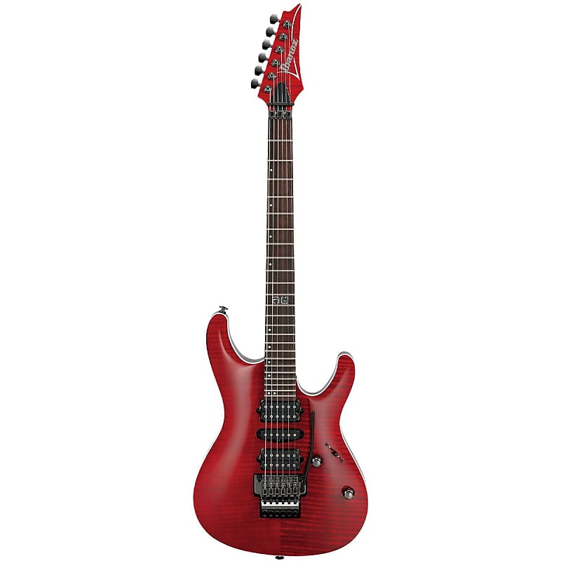 Ibanez KIKO100TRR Kiko Loureiro Signature Electric Guitar - Transparent Ruby Red image 1