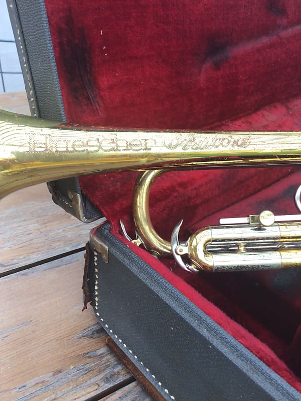 Buescher Aristocrat Trumpet 1963 - Patina gold