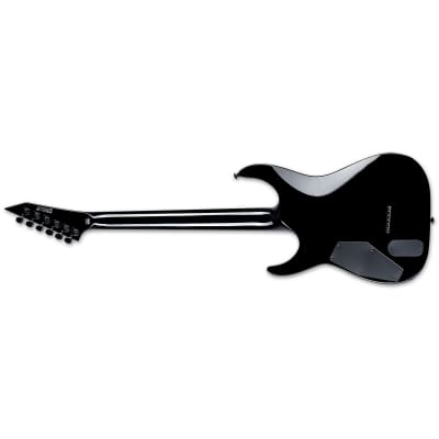 ESP LTD MH-1000NT Guitar, Fishman Fluence Modern Pickups, Flame Charcoal Burst image 3
