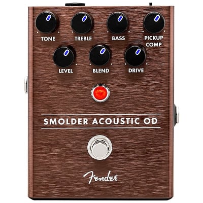 Fender Smolder Acoustic Overdrive Effects Pedal for sale