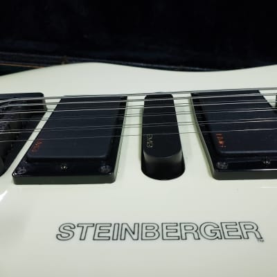Steinberger GM7-12A 2000s 12-string in white - EMGs, Trac-Tuner, All original with OHSC. FLAWLESS! image 13