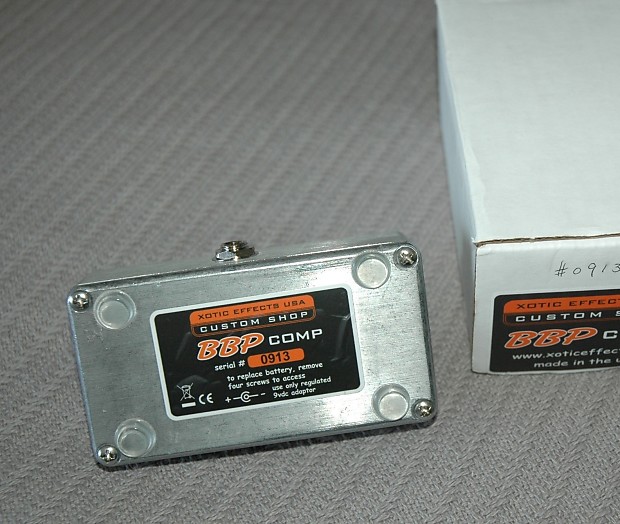 Xotic 'BB' Custom Shop Preamp/Comp Effect Pedal w/ Original