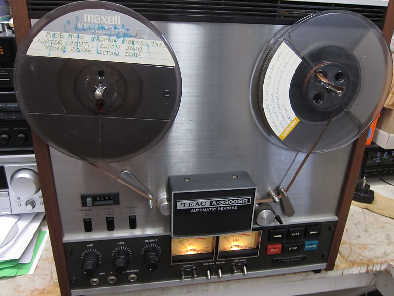 Teac A-3300SR Reel To Reel Auto Reverse, 2 Speeds, Wood Panels, Mostly  Works, Ex Quality, Repair,k JAPAN Wood/Silver