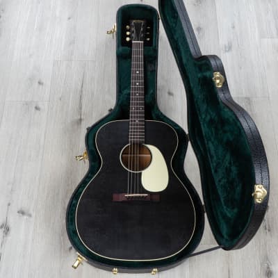 Martin 000-17E Acoustic Electric Guitar, Rosewood Fretboard, Black Smoke image 11