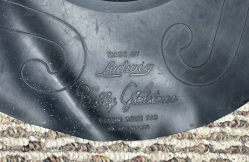 Ludwig Billy Gladstone Rubber Vacuum Practice Pad Reverb