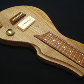 Rukavina 6 String Lapsteel Guitar w/P-90 - Mahogany/Cocobolo - 24" Scale Length image 4