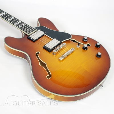 Eastman T486-GB Goldburst Deluxe 16" Thinline Hollowbody With Hard Case #02535 @ LA Guitar Sales. image 4
