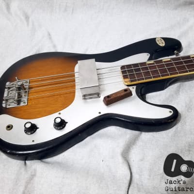 Kent / Teisco Topline EB-18 MIJ Set-Neck Electric Bass (1960s, Two Tone  Sunburst) | Reverb