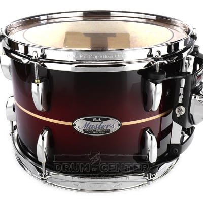 Pearl Masters Maple Complete 8x7 Tom - Natural Banded Redburst image 2