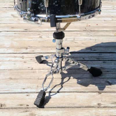Vintage 1980's 10-Lug Premier Royal Scot Marching Snare w/ Die-Cast Hoops + FREE Snare Stand image 2