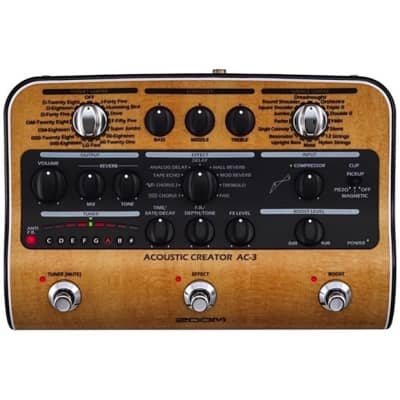 Zoom AC-3 Acoustic Creator DI/Multi-Effect | Reverb