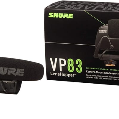 Shure VP83 LensHopper Camera-Mounted Condenser Shotgun Microphone for use with DSLR Cameras and HD Camcorders - Capture Detailed, High Definition Audio with Full Low-end Response image 5