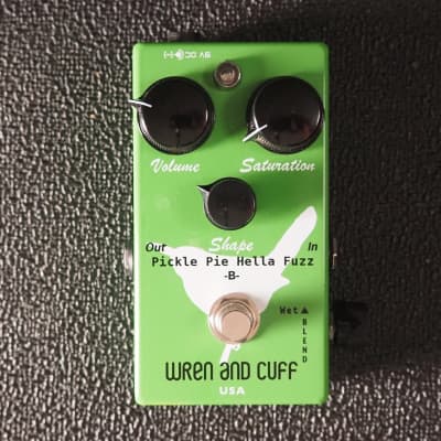 Reverb.com listing, price, conditions, and images for wren-and-cuff-the-pickle-pie-hella-fuzz