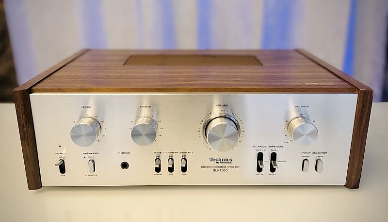 Vintage Technics SU-7100 Stereo Integrated Amplifier - Serviced + Cleaned image 1