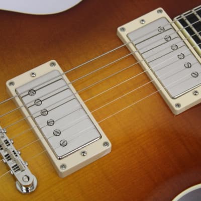Eastman SB59-GB Solidbody Electric Guitar, Goldburst image 7