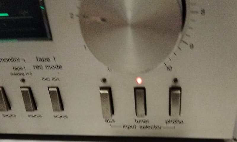 Technics SU-V44 プリアンプ シルバー Technics SU-V44 1981 - Silver | Reverb