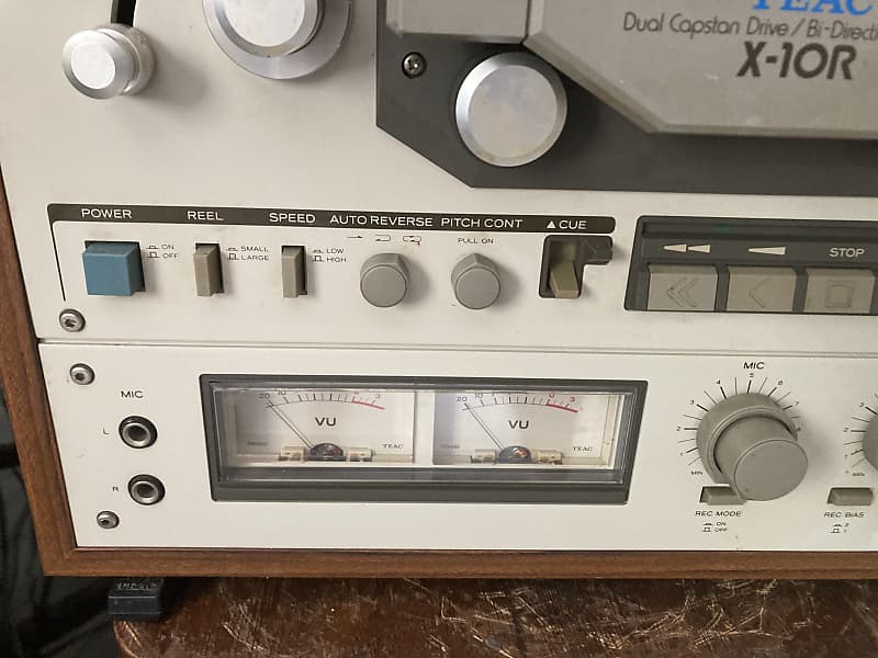 SEE VIDEO!! TEAC X-10R 1/4 10.5 inch 6 Head Auto Reverse 4-Track Reel to Reel  Tape Deck Recorder
