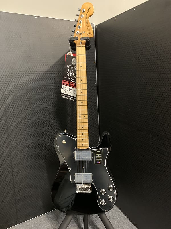 Fender American Vintage II '75 Telecaster Deluxe 2022 - Present - Black image 1