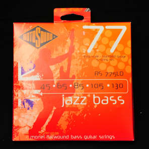 Rotosound RS775LD Jazz 77 Monel Flatwound Long Scale 5-String Bass Strings