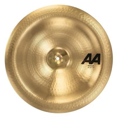 Sabian AA 18" Chinese Cymbal/New-Warranty/Brilliant Finish/Model # 21816B/NEW image 1