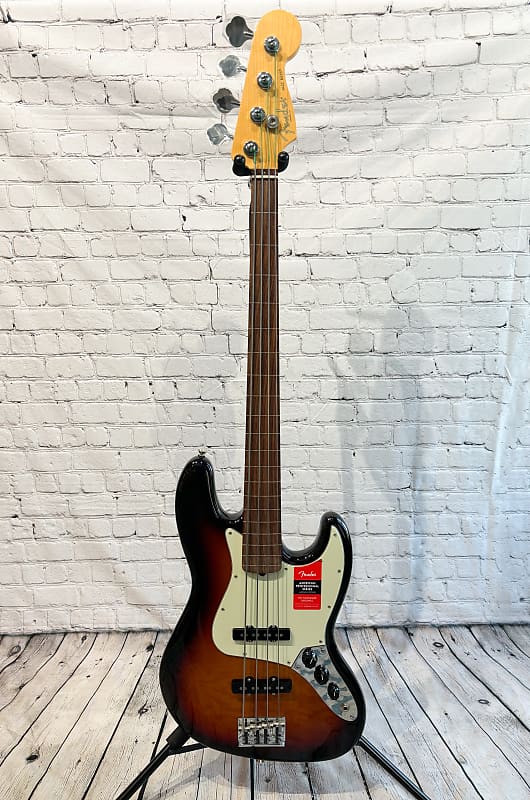 Fender American Professional Series Jazz Bass Fretless | Reverb