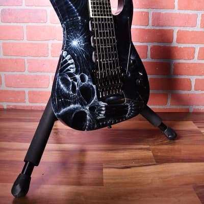 Jackson Custom Shop Arch Top Soloist 7-String 3-Pickup Reverse Headstock 2008 Double-Sided Graphic image 6