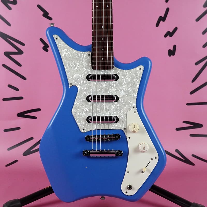 FujiGen FGN PP3-550 1990's Blue White MIJ Japan Offset | Reverb