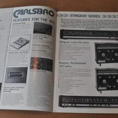 Carlsbro  vintage catalog booklet brochure. 1984. Very Good. 1984 image 3