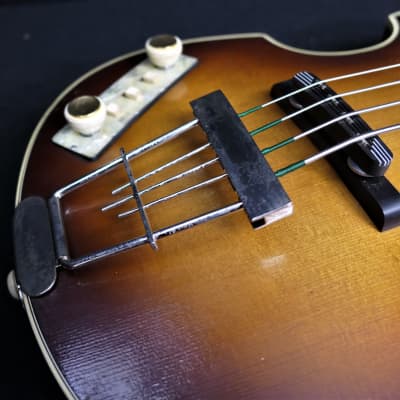 Hofner German Aged Relic Left Handed CAVERN H500/1-61-RLC-0 '61 Violin Bass Vintage Look CUSTOM Revolution Paul M Conversion 2021 image 18