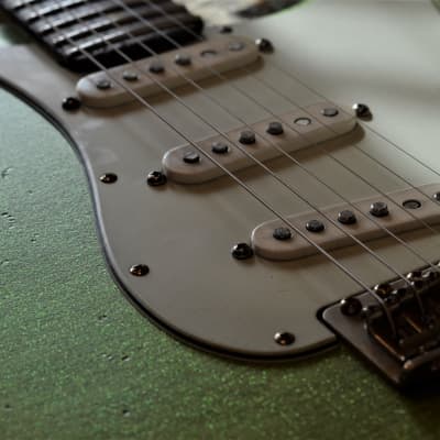 Fender Stratocaster  Relic Nitro Green Sparkle Custom Shop Fat 50's image 22