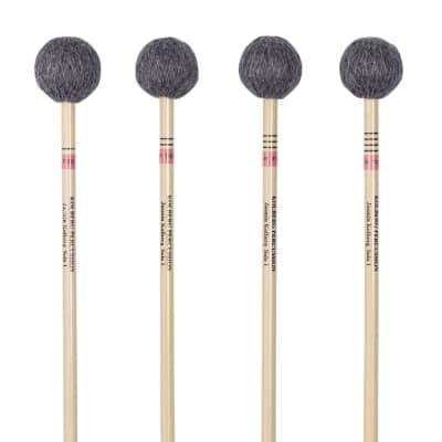 Kolberg R702 marimba mallets Jasmin Solo 1 red, set of 4, rattan image 1