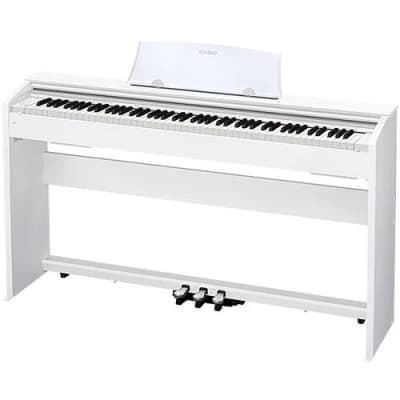 Casio PX-770 Privia 88-Key Digital Console Piano with 2x 8W Amplifiers, White