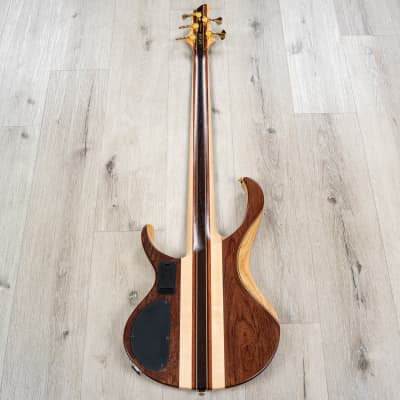 Ibanez BTB1835 BTB Premium Series 5-String Bass, Panga Panga, Natural Shadow image 5
