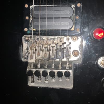 B.C. Rich Assassin electric guitar Floyd rose made in Korea - Black image 12