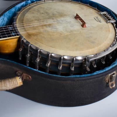 Clifford Essex  Paragon 5 String Banjo (1924), ser. #23, black hard shell case. image 13