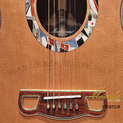 Merida Extrema chance Solid Cedar & Rosewood OOM cutaway acoustic guitar image 5