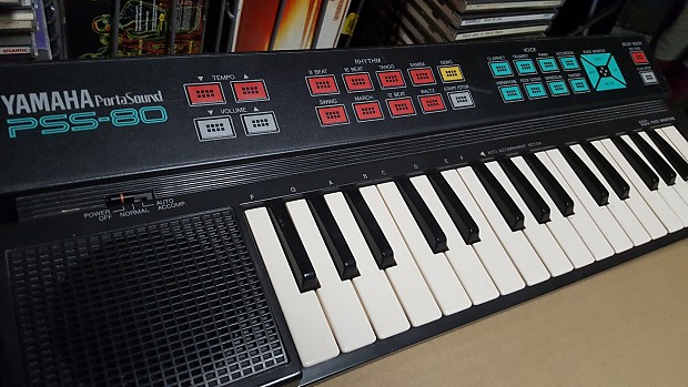 Vintage Yamaha PSS-80 Portasound Keyboard From 1980's, Small Size Great For  Circuit Bending!