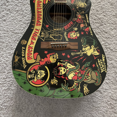 Fender Vince Ray Spookshow T-Bucket Limited Edition Acoustic Electric  Guitar | Reverb