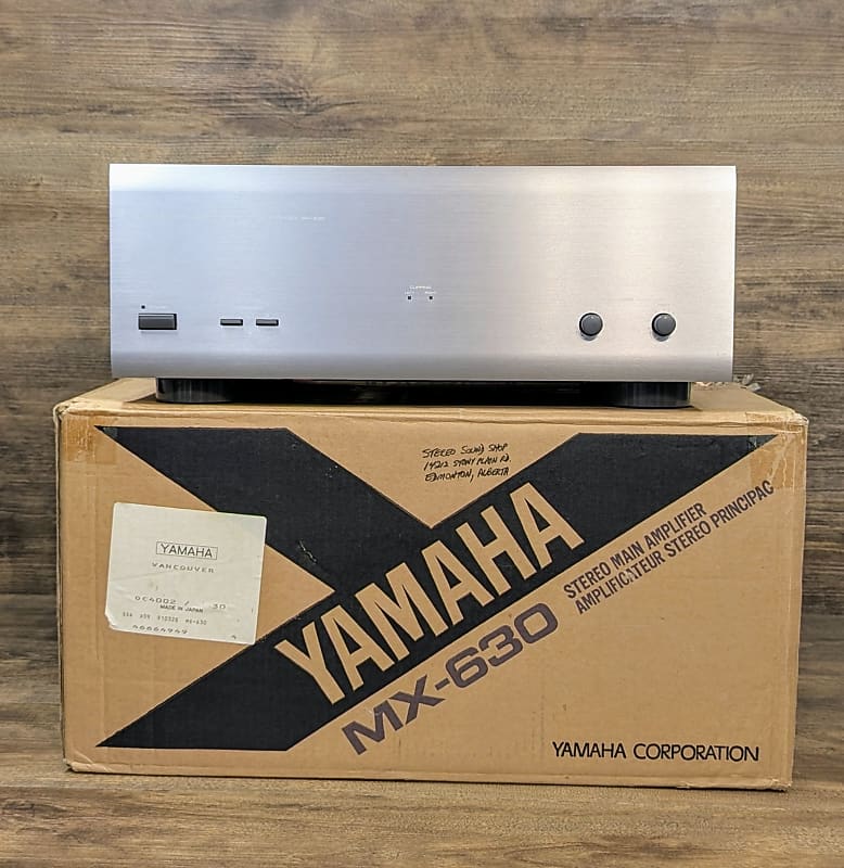 Yamaha MX-630/ Stereo Power Amplifier/Made in Japan/Serviced and Tested/Free Shipping/ Near Mint  			