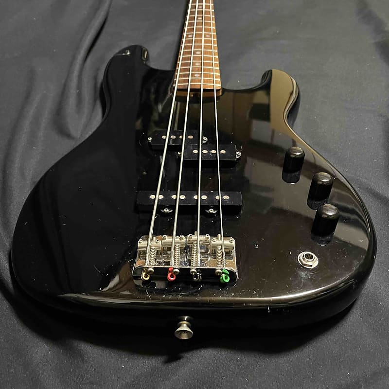 Fender Japan Precision Bass PJ-455 1987 - Black MIJ Fujigen | Reverb