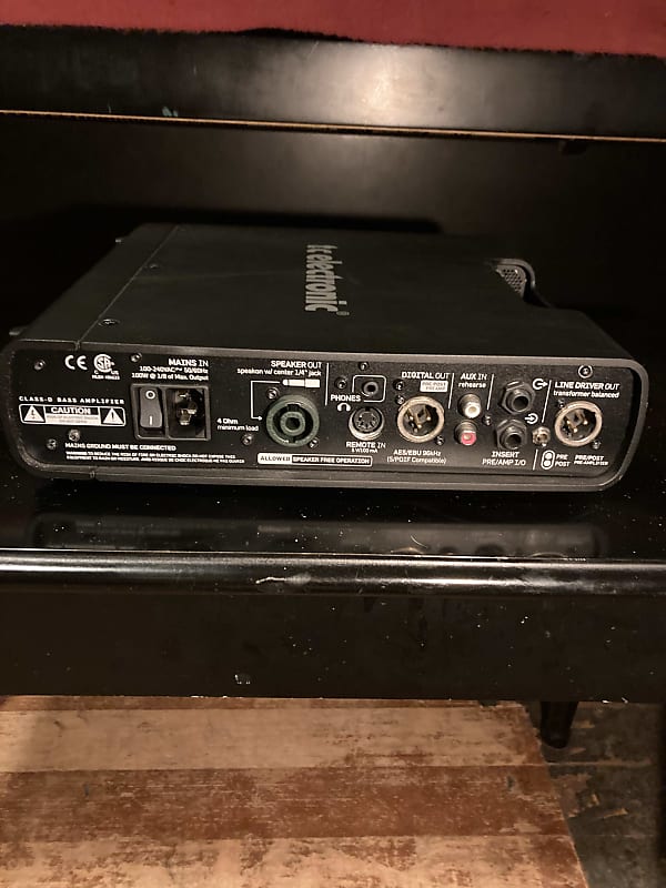 TC Electronic RH750 750w Compact Bass Amp Head | Reverb