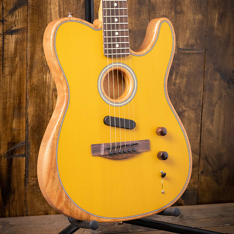 Fender  Acoustasonic Player Telecaster, Rosewood Fingerboard - Butterscotch Blonde image 1