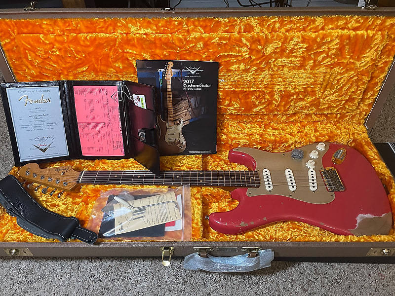 Fender Custom Shop '59 Reissue Stratocaster Roasted Aged Fiesta Red Heavy Relic (unplayed) image 1