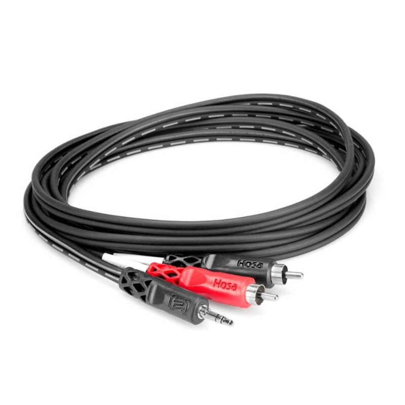 3.5mm Stereo Male to Dual 1/4 - 12 feet