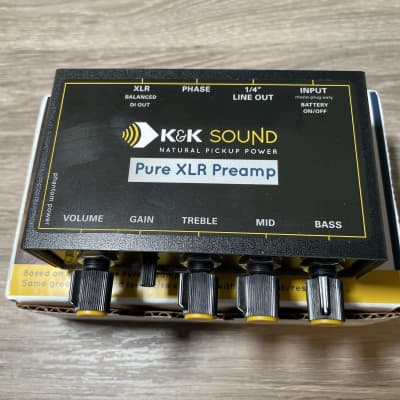 K&K Sound Pure XLR Preamp 2010s - Black image 1